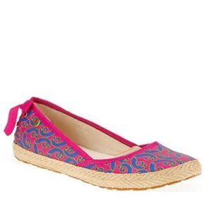 UGG Pink Print Slip on Shoes